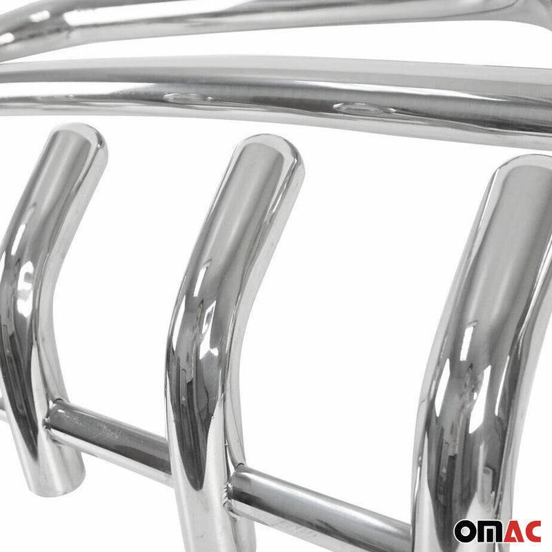 Protezione anteriore per Land Rover Freelander 2007-2014 ABE acciaio argento 