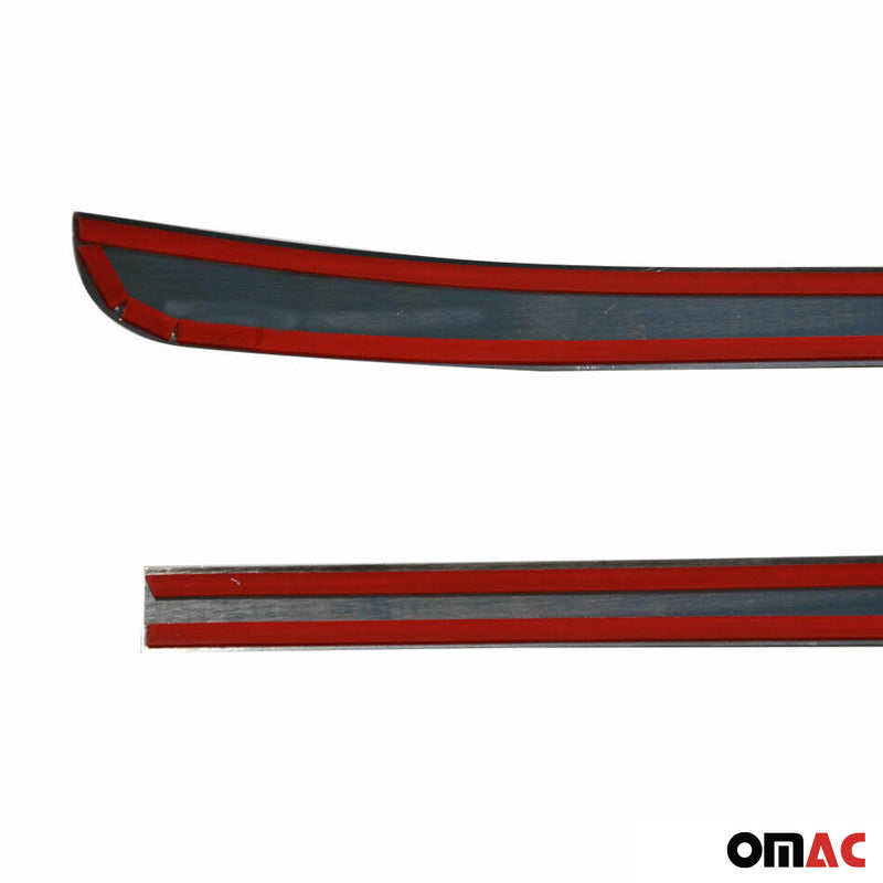 Modanatura del bagagliaio, modanatura del portellone posteriore per VW Transporter T5 in acciaio inox cromato, 2 pezzi 
