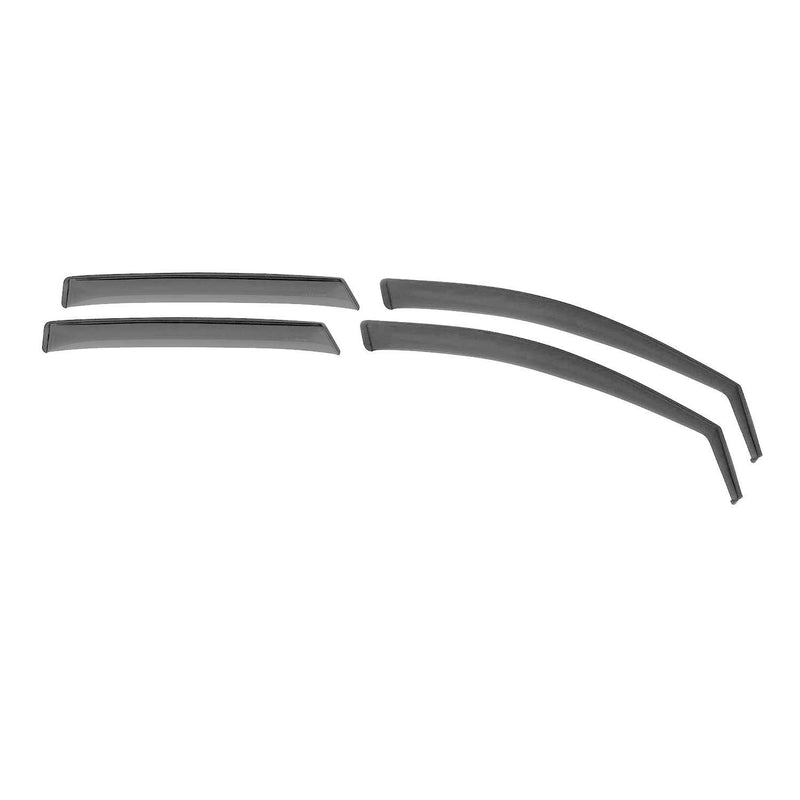 Deflettori antivento e antipioggia per Jeep Renegade 2014-2024 in acrilico scuro, 4 pezzi
