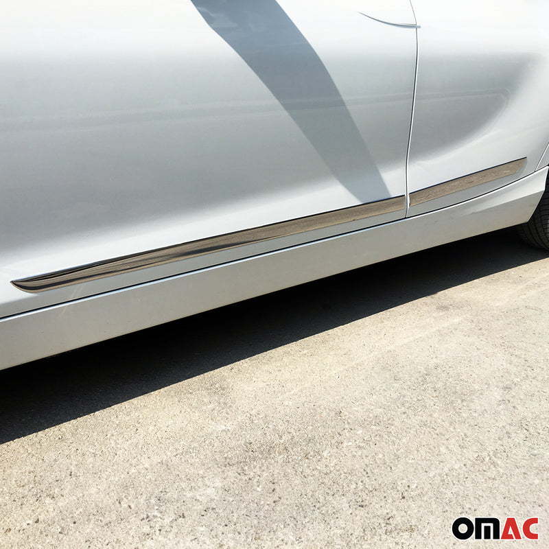 Striscia di protezione porta laterale per Mitsubishi L200 2006-2016 acciaio inox cromato 4x 