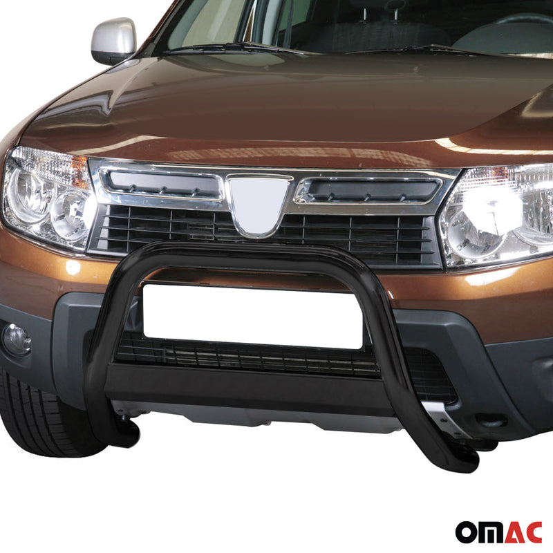 Barra di protezione anteriore per Dacia Duster 2010-2017 ø63mm acciaio nero 