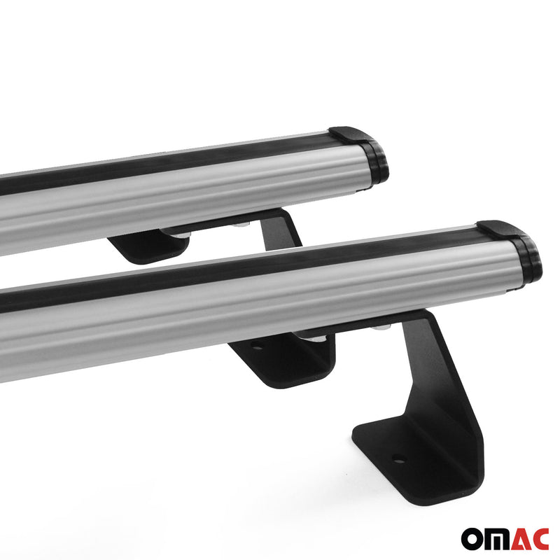 Dachträger Gepäckträger Relingträger für VW Caddy 2003-2015 Aluminium Silber 2x