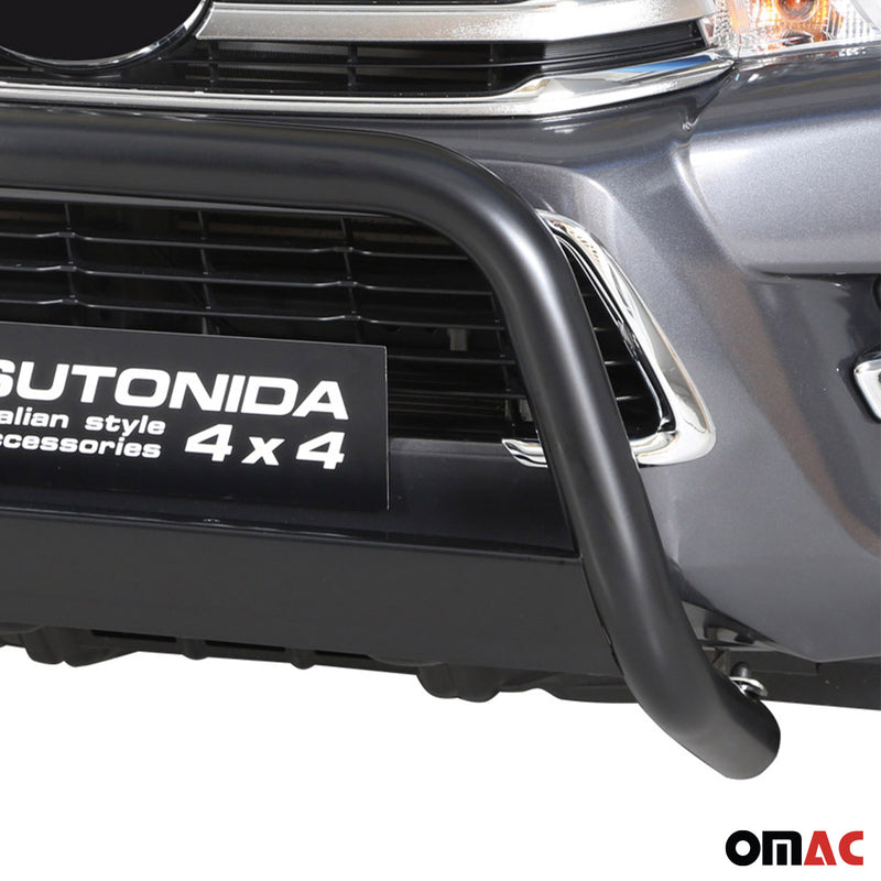 Protezione anteriore per Toyota Hilux 2016-2018 ø63mm acciaio nero 