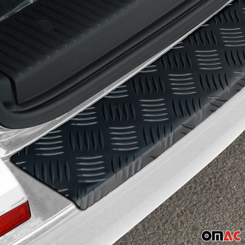 Ladekantenschutz Stoßstangenschutz für Opel Combo Cargo 2019-2024 Alu Schwarz