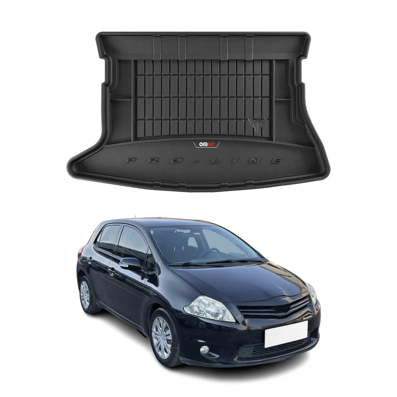 Vassoio portabagagli in gomma OMAC per Toyota Auris 2006-2013, vassoio portabagagli in TPE nero