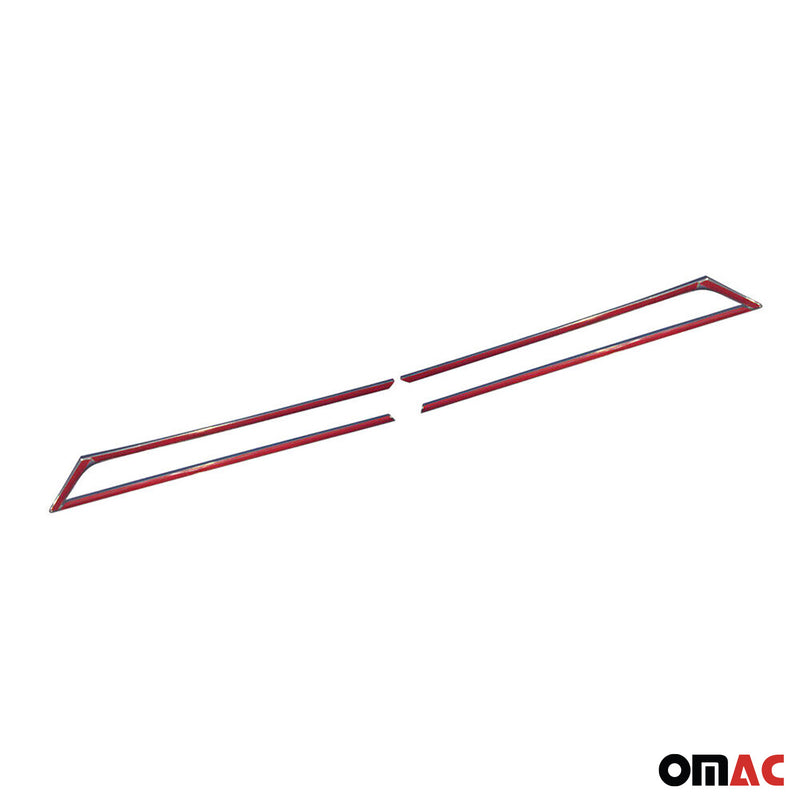 Strisce griglia per Hyundai i20 2014-2020 in acciaio inox argento 2 pezzi