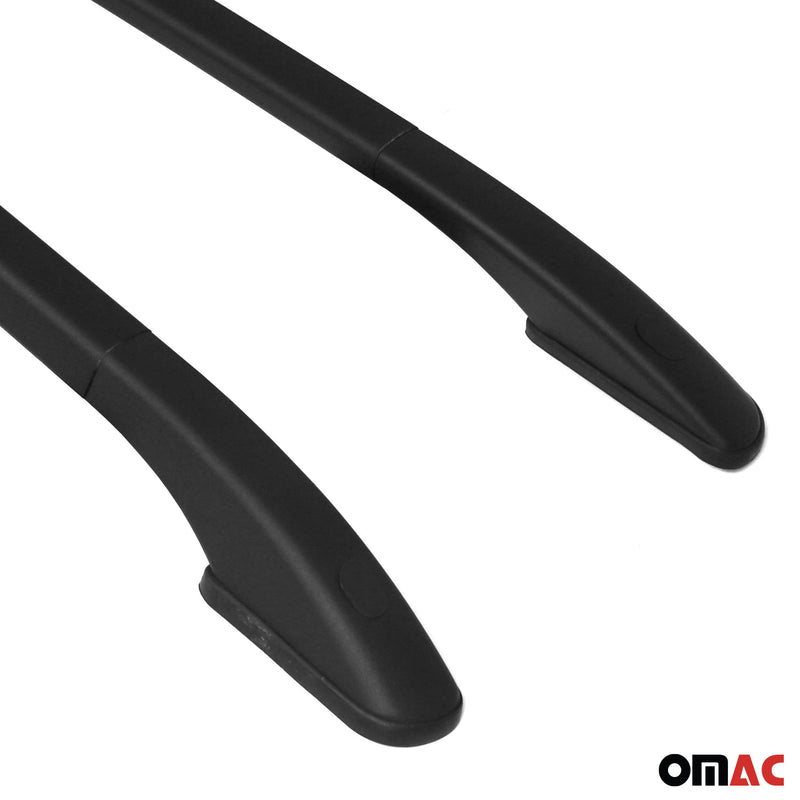 Barre portatutto in alluminio per Nissan Qashqai J10 2006-2014 Alu Black
