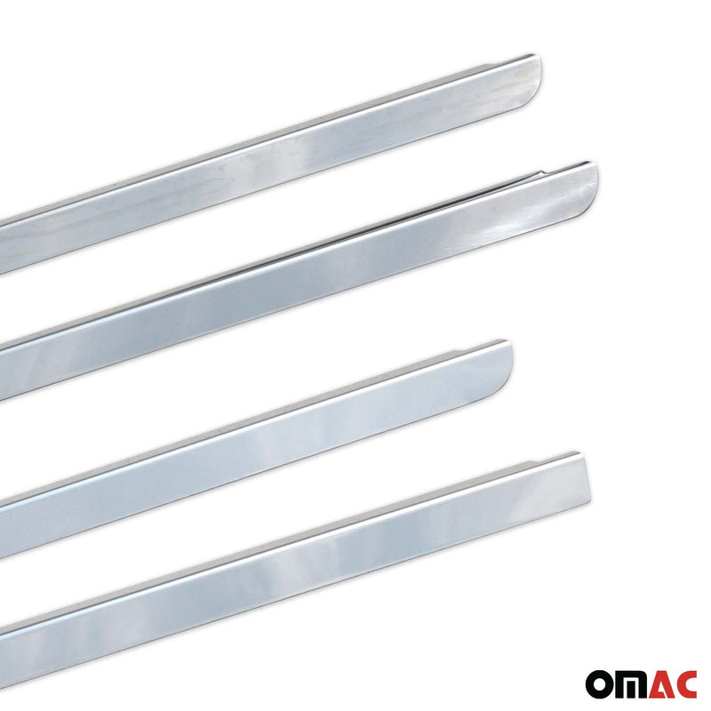 Listelli decorativi per finestrini per Dacia Duster 2010-2018 in acciaio inox cromato, 4 pezzi 
