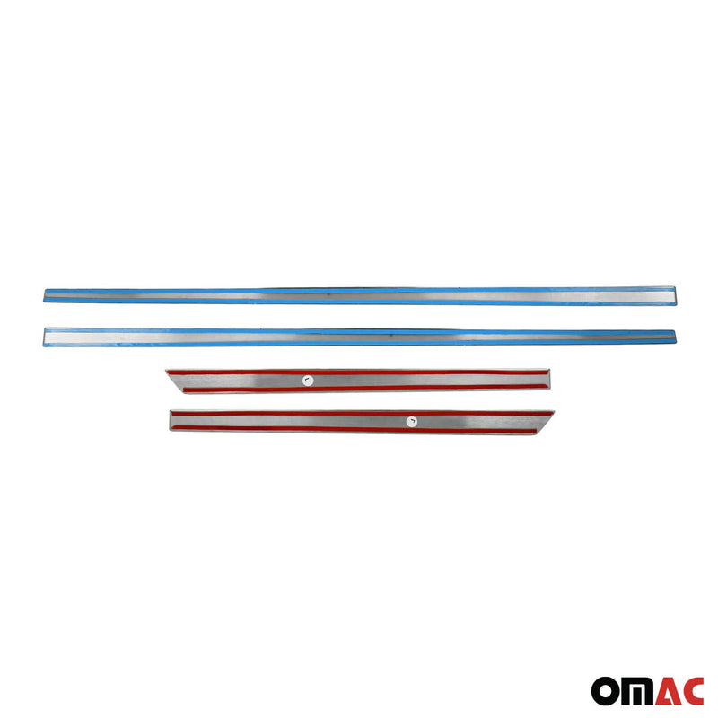 Striscia di protezione per portiera laterale, strisce per portiera, strisce di protezione per Opel Corsa F 2019-2025 cromate 4x