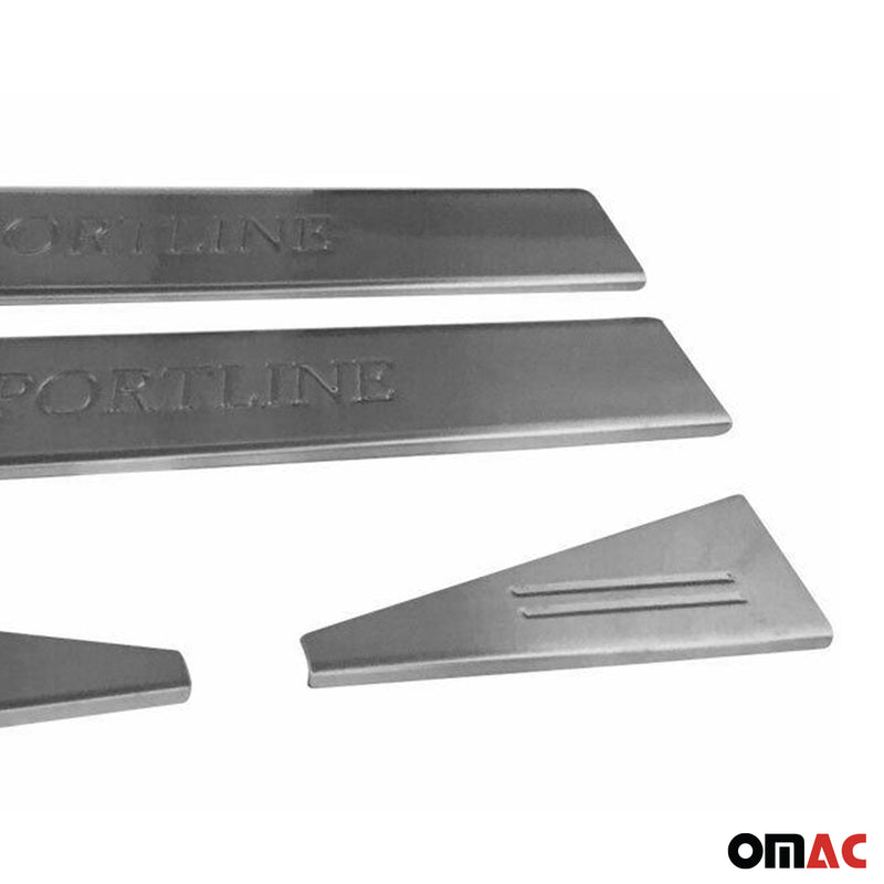 Soglie porte per Land Rover Freelander 2006-2014 in acciaio inox 4 pezzi