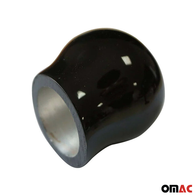 Pomello del cambio per VW T6 T6.1 tutti i modelli 2015-2024 in legno pregiato nero lucido