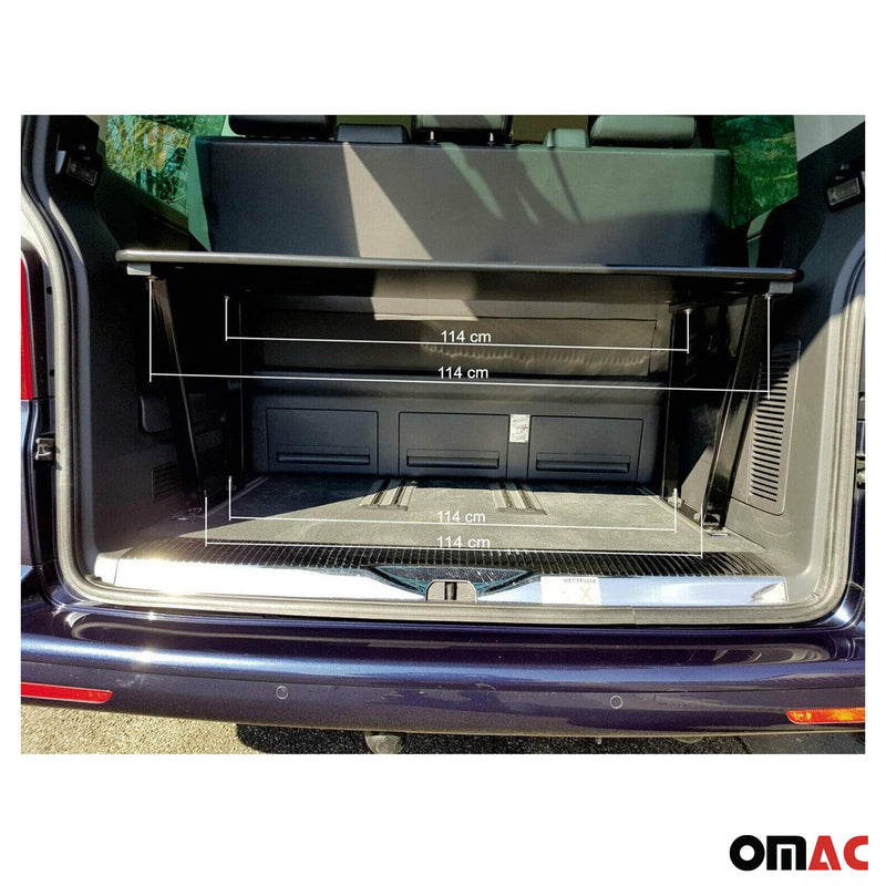 Ripiano di estensione del letto Multiflexboard per VW T5 T6 Multivan 2003-2025 Nero