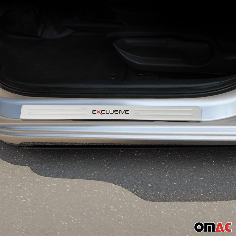 Soglie porte Exclusive per Smart Forfour 2004-2017 in acciaio inox 4x