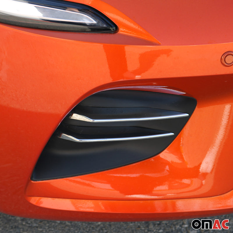 Cornice fendinebbia per Renault Clio 2019-2025 in acciaio inox 5x 