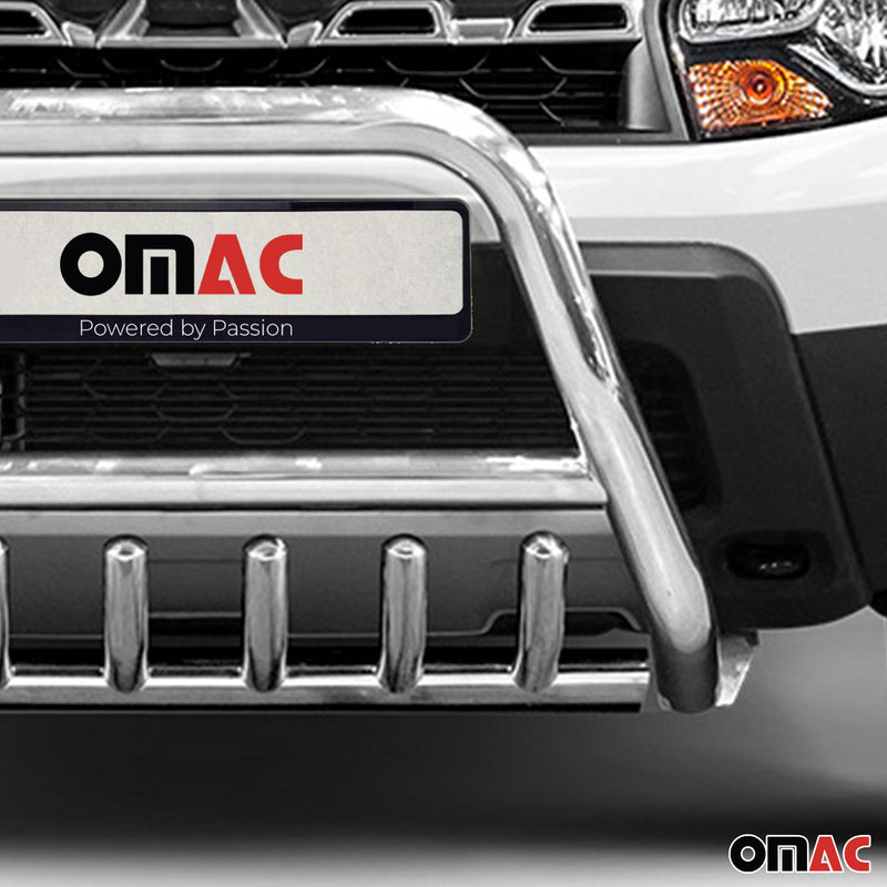 Griglia di protezione anteriore per Dacia Duster 2010-2018 Griglia ABE Acciaio Argento