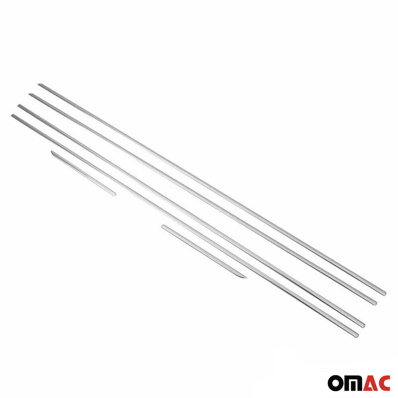 Strisce decorative per finestrini per Toyota Land Cruiser Prado J150 2009-2023 Cromate 