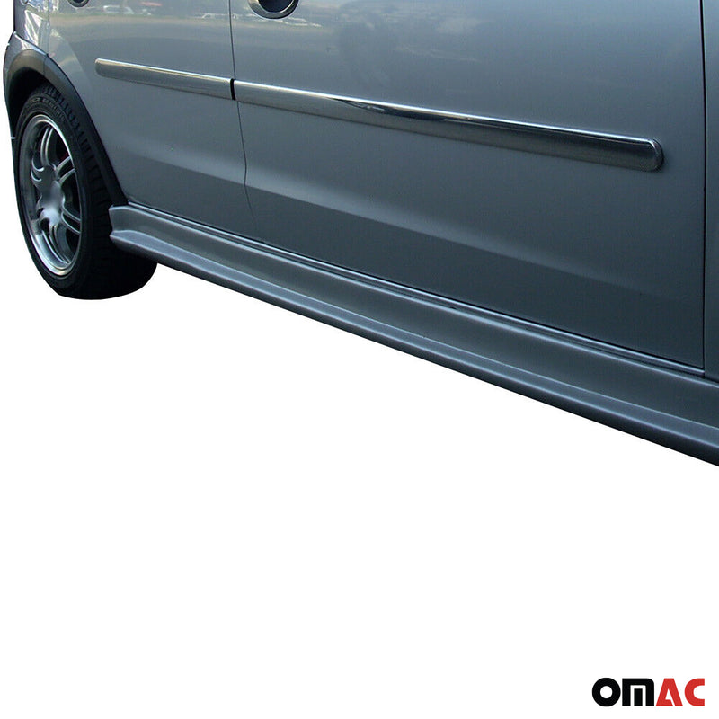 Striscia di protezione per porta laterale, strisce per porta, strisce di protezione per porta per Ford C-Max 2003-2012 in acciaio inox 4x