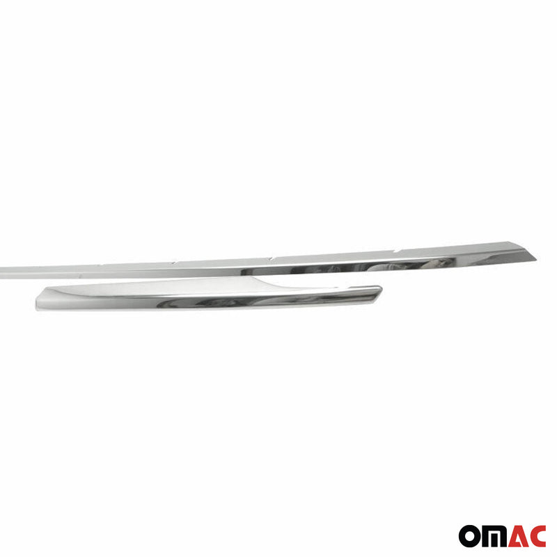 Strisce griglia per VW Caddy 2015-2020 in acciaio inox argento 3 pezzi 