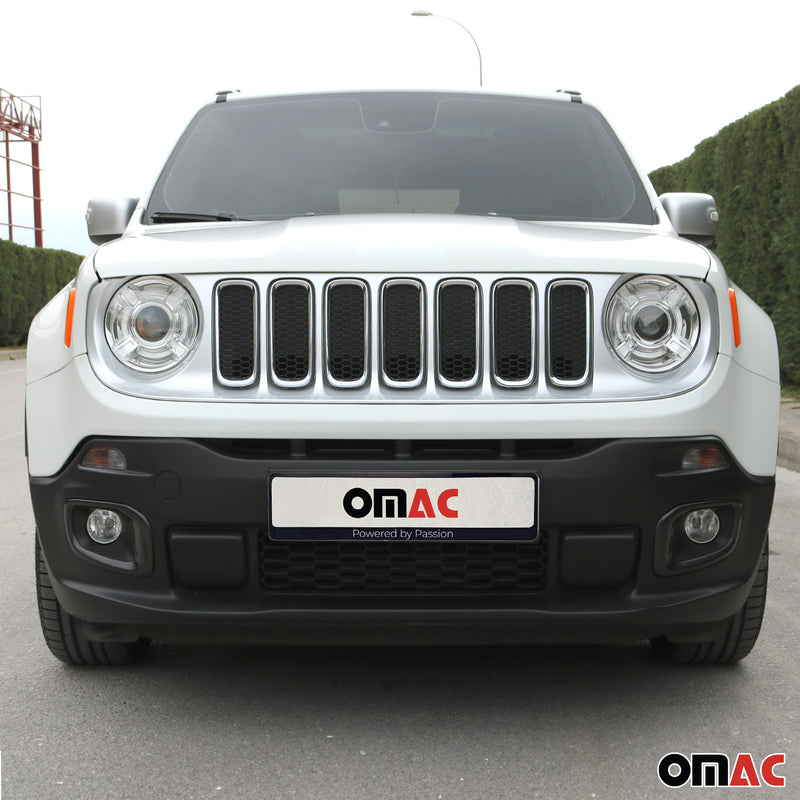 Nebelscheinwerfer Rahmen Umrandung für Jeep Renegade 2014-2019 Kohlefaser