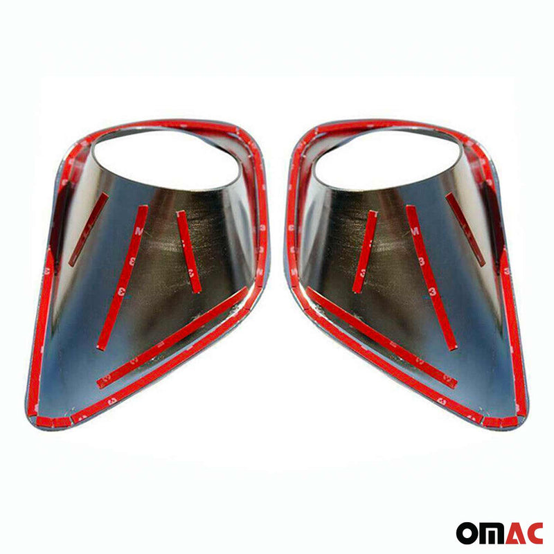 Cornice per fendinebbia per Toyota RAV4 2012-2020, ABS cromato, argento, 2 pezzi