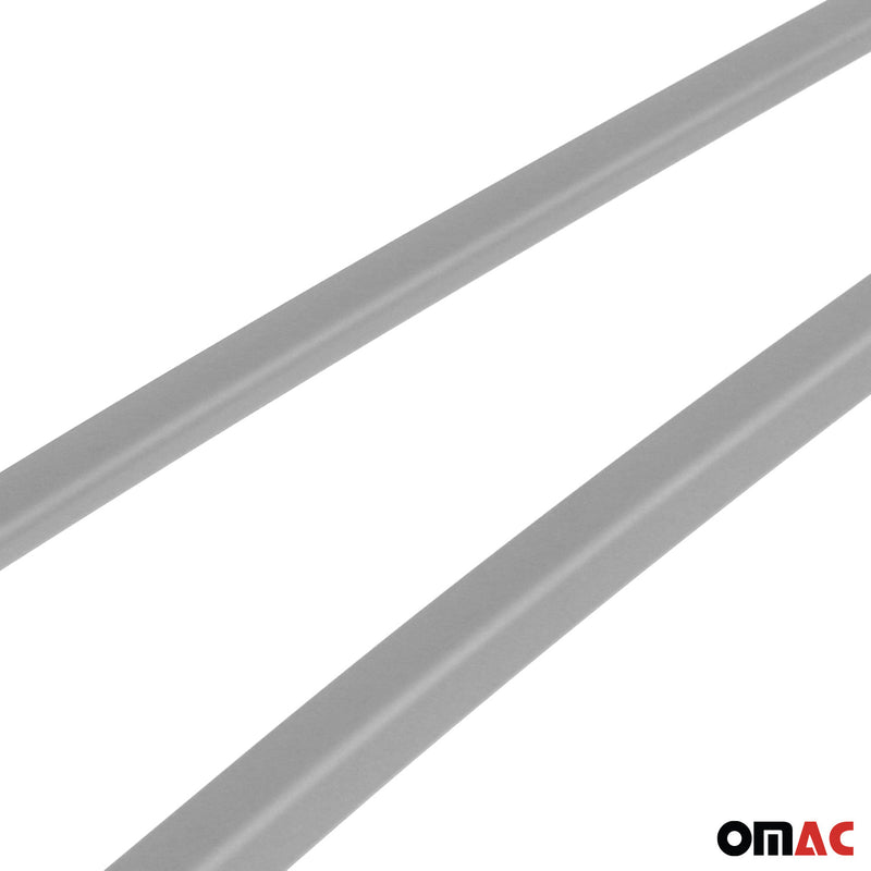 Dachreling Relingträger Alu für Isuzu D-Max DoubleCab 2012-2019 Alu Silber 2x