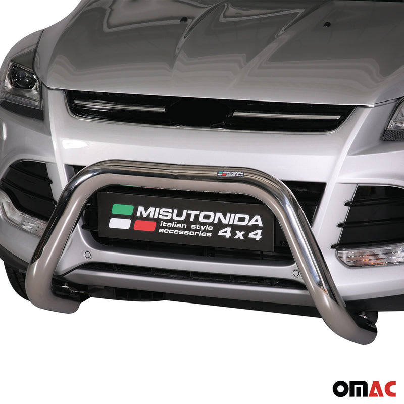 Protezione anteriore per Ford Kuga 2013-2016 ø76mm acciaio argento