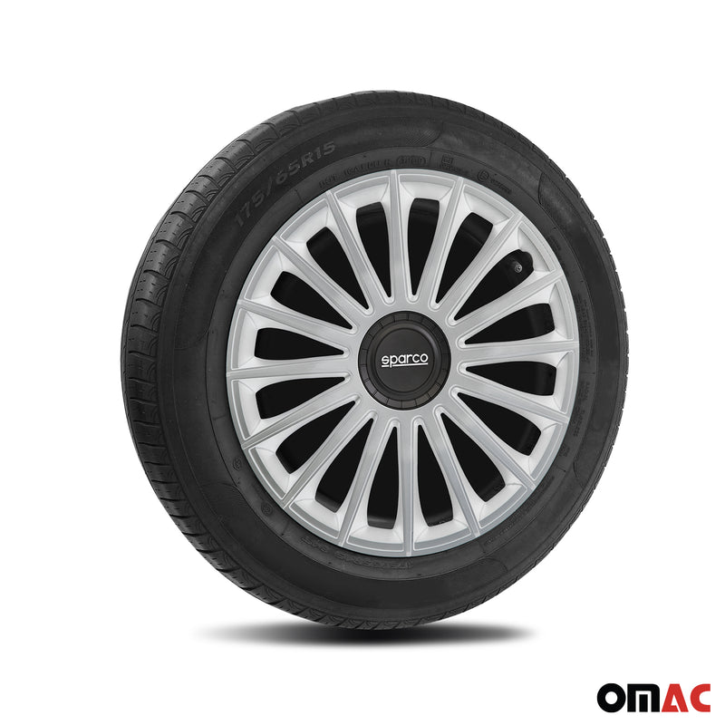 Coprimozzi Sparco 16 pollici argento Treviso 4 pezzi