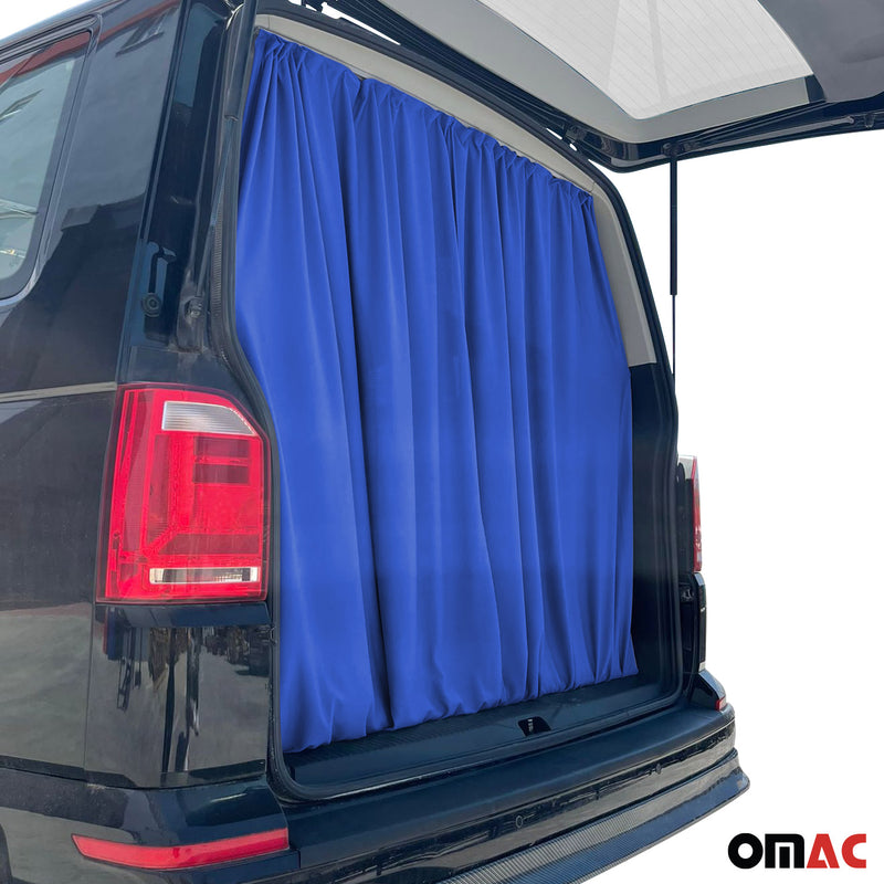 Tendine parasole per portellone posteriore per VW Grand California H2 Blu, 2 pezzi