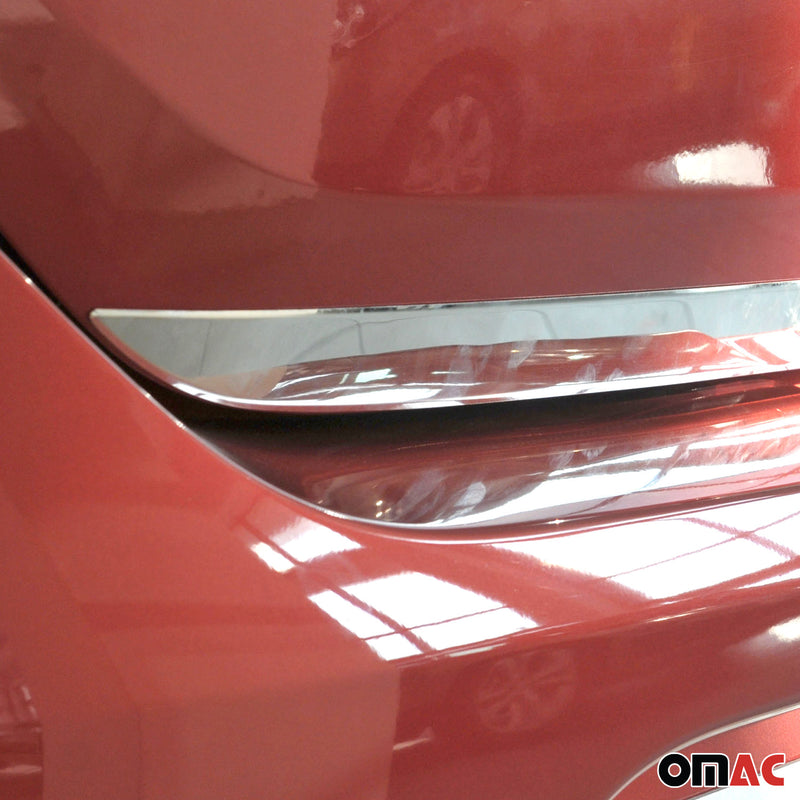 Modanatura posteriore del bagagliaio per Dacia Sandero 2012-2020 inferiore cromata argento 1 pz. 