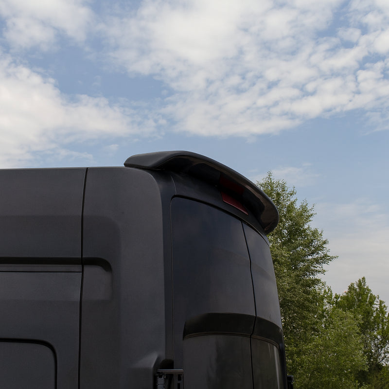 Spoiler posteriore, alettone posteriore, labbro posteriore per Ford Transit 2014-2019, colore JAYC ABS, 1 pezzo 