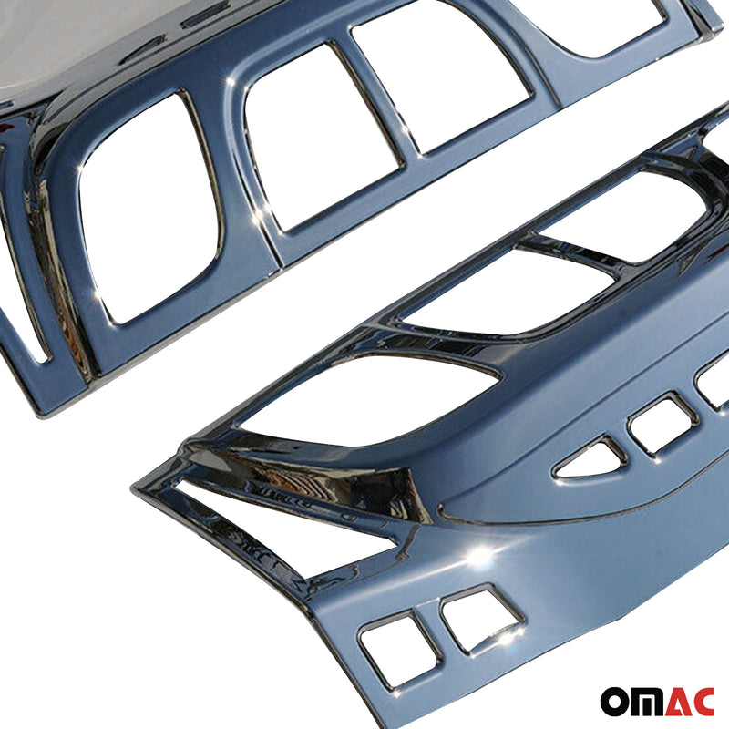 Strisce luci posteriori per Fiat Fiorino / Qubo 2007-2021 cromate ABS 2 pezzi 