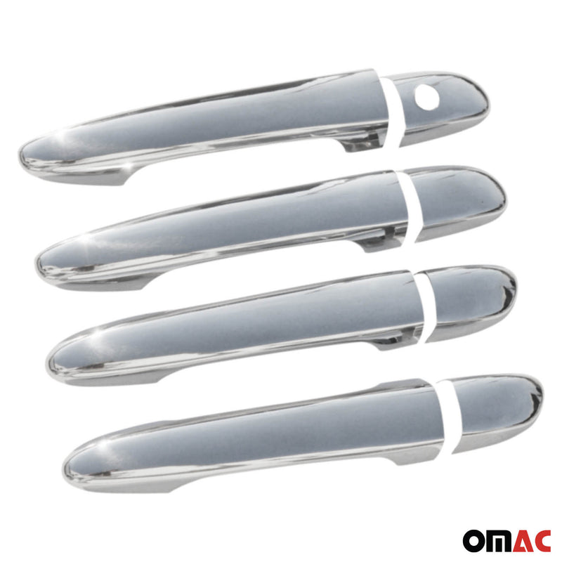 Copri maniglia porta, copri maniglia porta per Mazda 2 2007-2025 4 porte in acciaio inox argento 4 pezzi