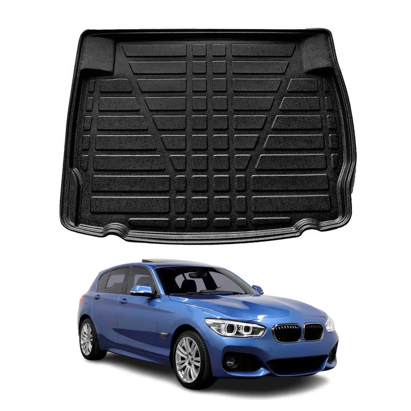 Vasca baule per BMW Serie 1 F20 F21 2011-2019 Gomma TPE Nero
