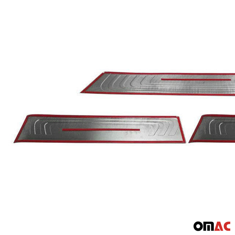 Soglie porte per Mercedes Vito W447 2014-2025 in acciaio inox 3x 