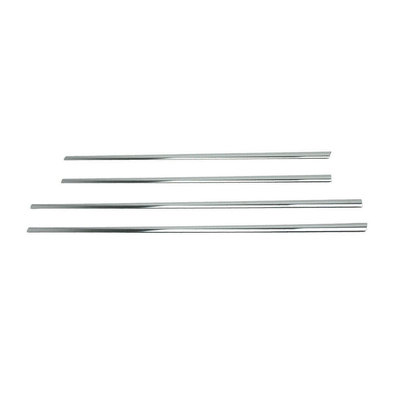 Strisce decorative per finestrini per Chevrolet Aveo 2012-2021 hatchback cromate, 4 pezzi
