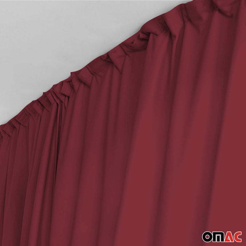 Tendine parasole per cabina di guida per MAN TGE H2 rosse, 2 pezzi