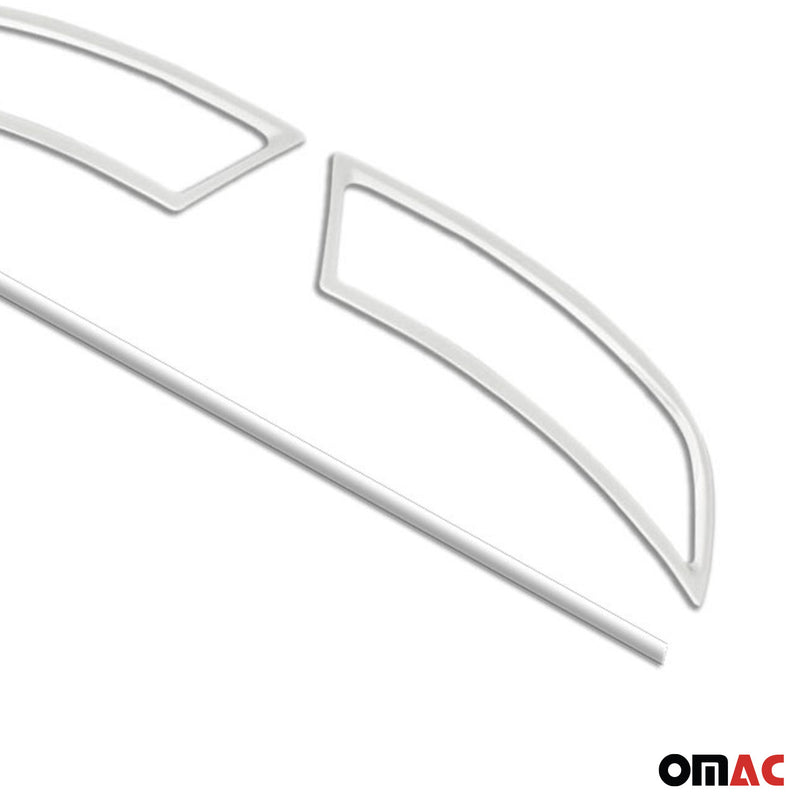 Modanatura paraurti scarico per Skoda Superb 2015-2025 in acciaio inox, 3 pezzi 