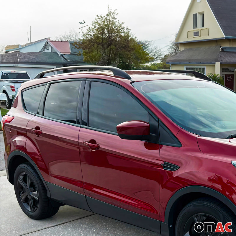 Barre portatutto in alluminio per Nissan Qashqai 2007-2014 Nero 2x