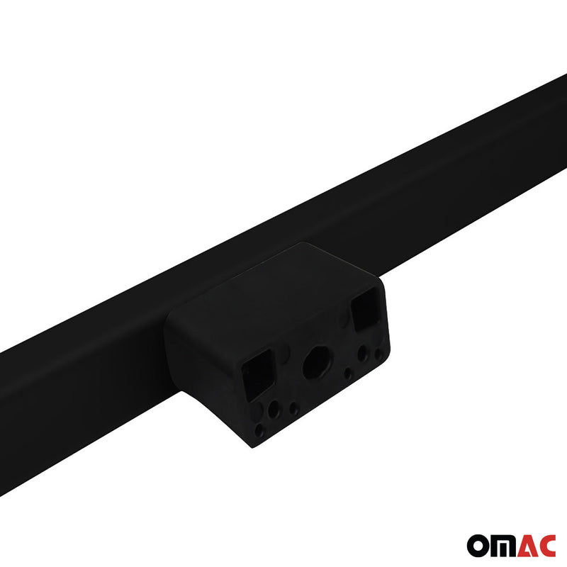 Barre portatutto + barre portatutto SET per VW Caddy 2015-2020 Corto Alluminio Nero 4 pezzi