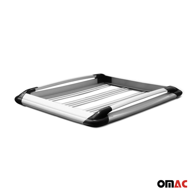 Set barre portatutto + portapacchi per Skoda Octavia 1998-2004 alluminio argento 3 pezzi