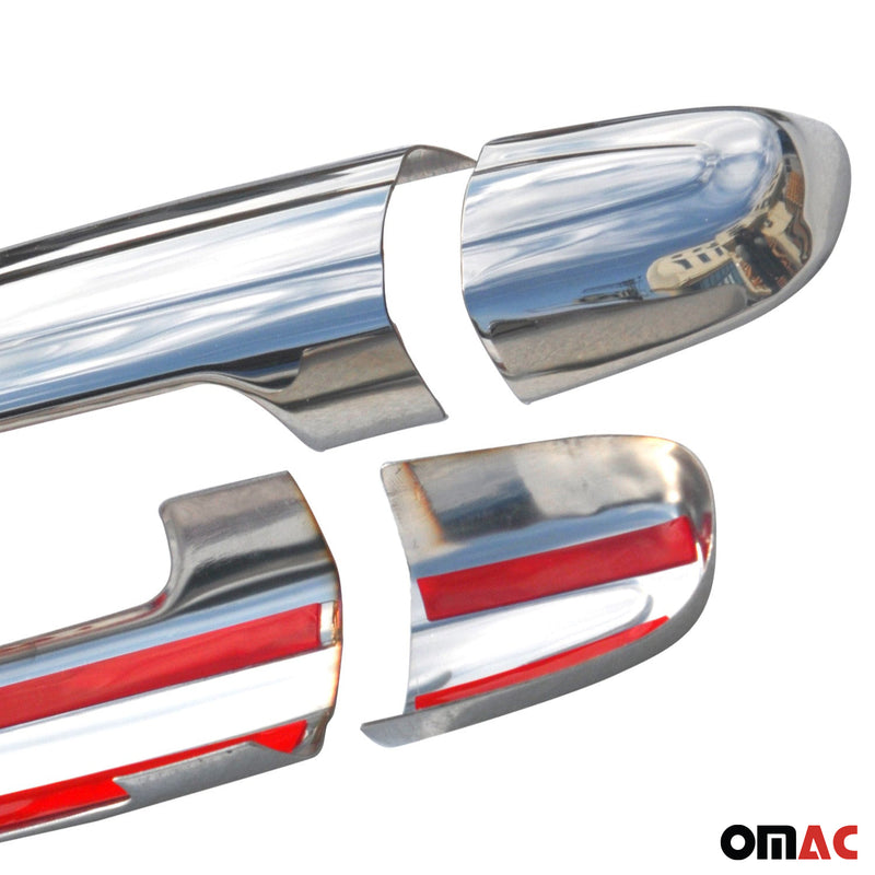 Copri maniglia porta, copri maniglia porta per Citroen C1 2014-2024 4 porte in acciaio inox argento 8 pezzi 