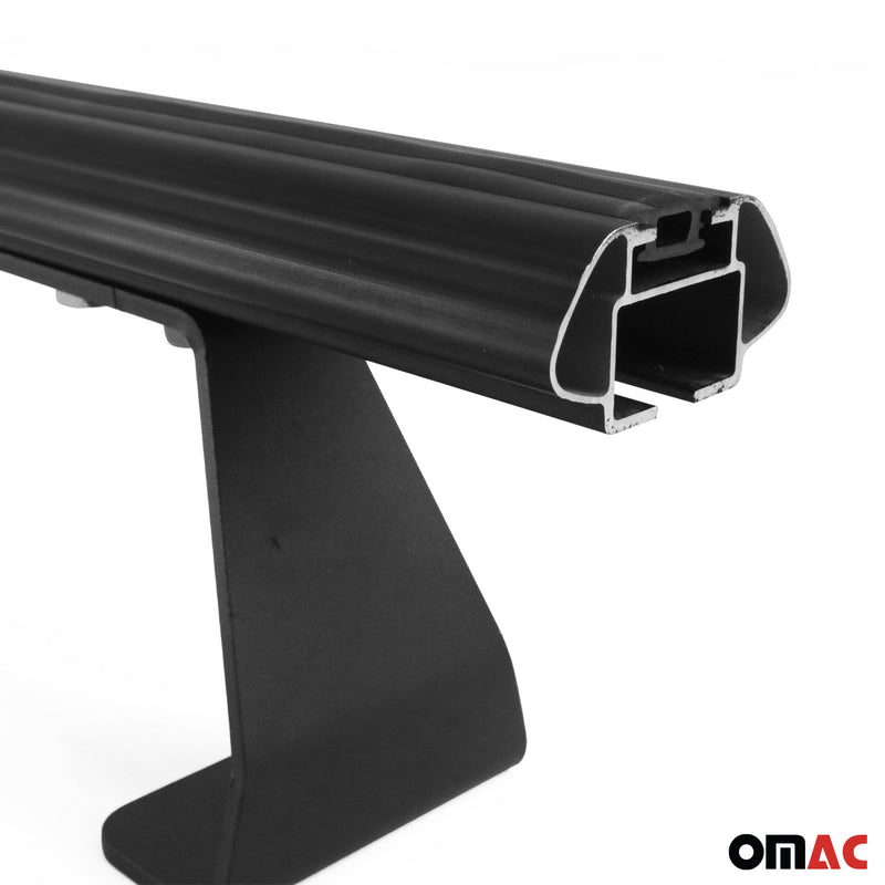 Barre portatutto per VW T7 Multivan 2021-2024 barre trasversali in alluminio nero 2 pezzi