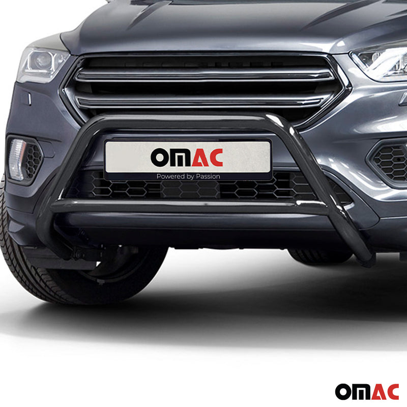 Protezione anteriore per Ford Kuga 2017-2025 ABE bull bar in acciaio nero 