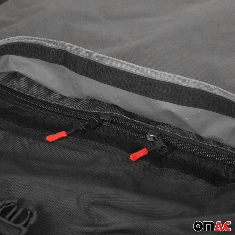Borsa da tetto per auto, box da tetto, borsa da tetto pieghevole, volume 500 litri