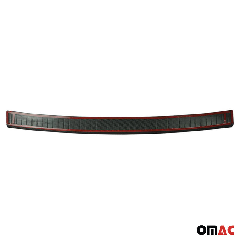Protezione paraurti per soglia di carico per Opel Zafira B 2005-2014 Cromata Spazzolata