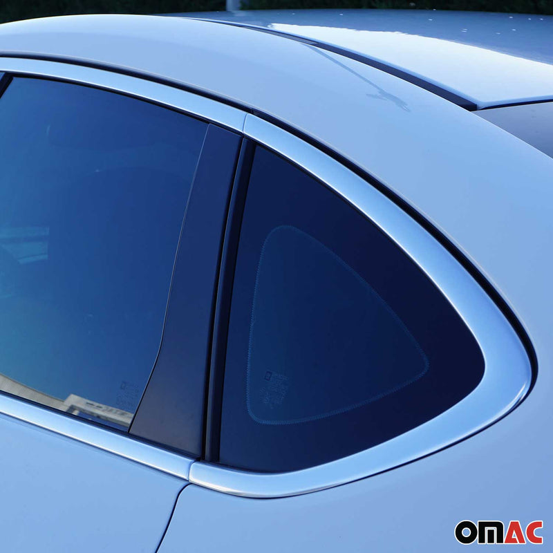 Listelli decorativi per finestrini per Opel Astra J berlina 2010-2015 in acciaio inox, 12 pezzi