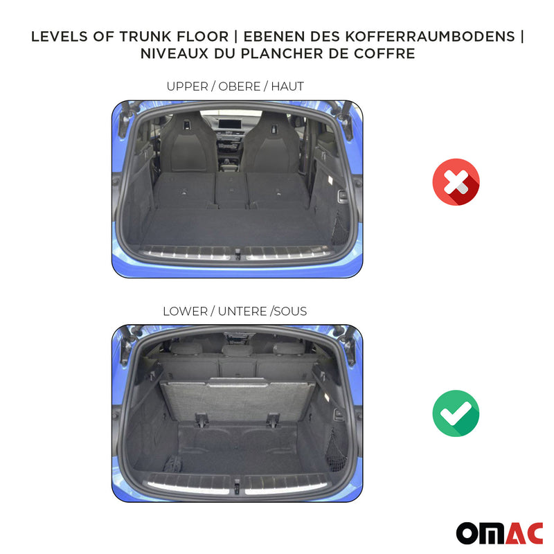 OMAC Gummi Kofferraumwanne für Opel Astra J Schrägheck 2009-2015 TPE Schwarz