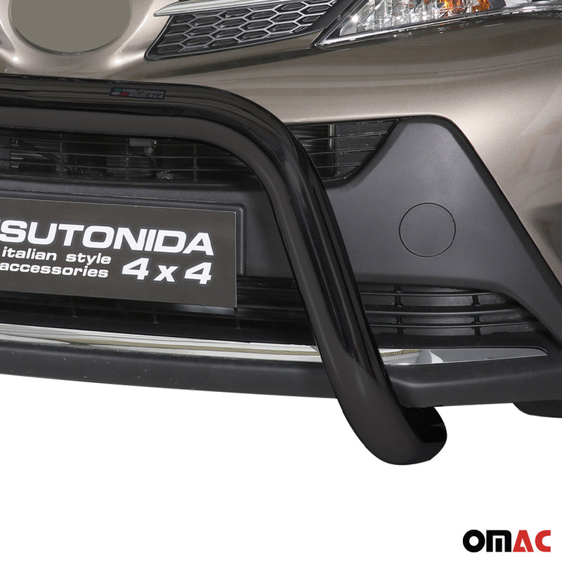 Protezione anteriore per Toyota RAV4 XA40 2013-2015 ø76mm acciaio nero 