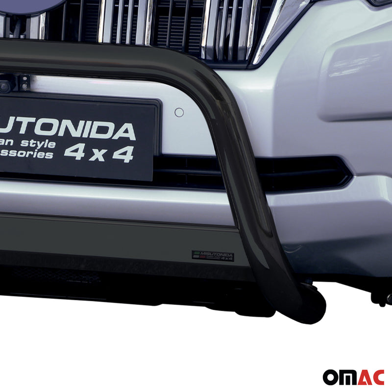 Barra di protezione anteriore per Toyota Land Cruiser Prado J150 2018-2025 ø63 Nero 