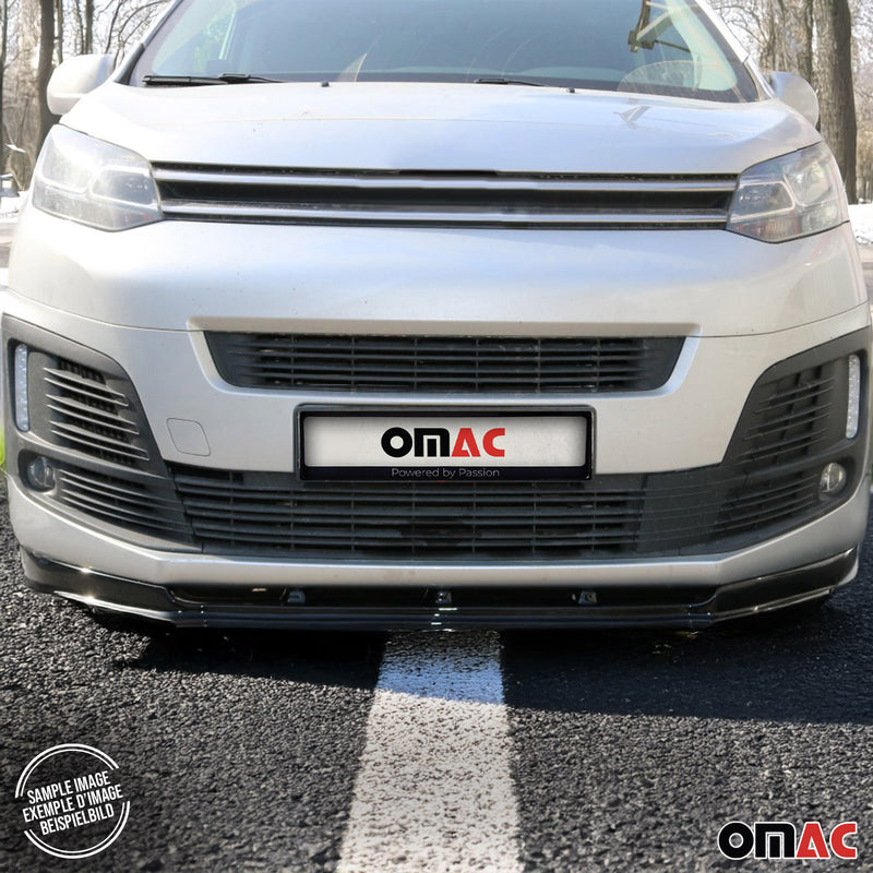 Labbro anteriore paraurti per Ford Tourneo Custom 2013-2017, auto, ABS nero